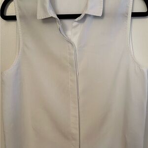 Bella Dohl Sleeveless White Blouse
